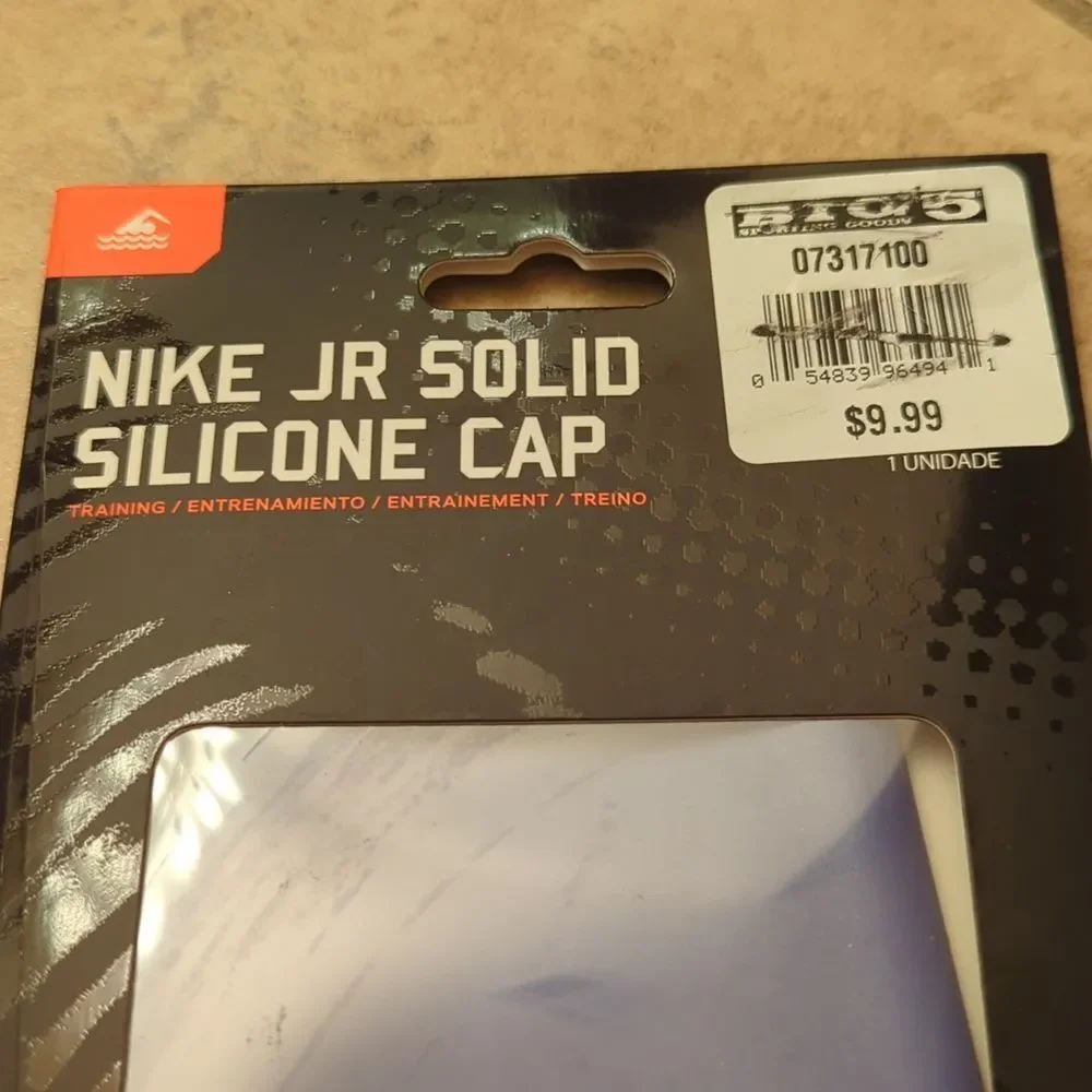 Nike Silicone Youth Swim Caps Pink Purple Lot of 3